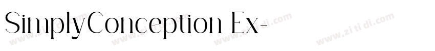 SimplyConception Ex字体转换